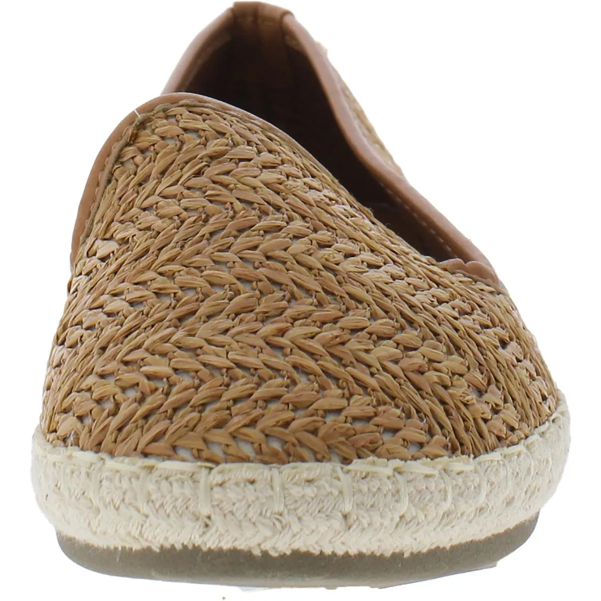 Womens Woven Slip On Loafers