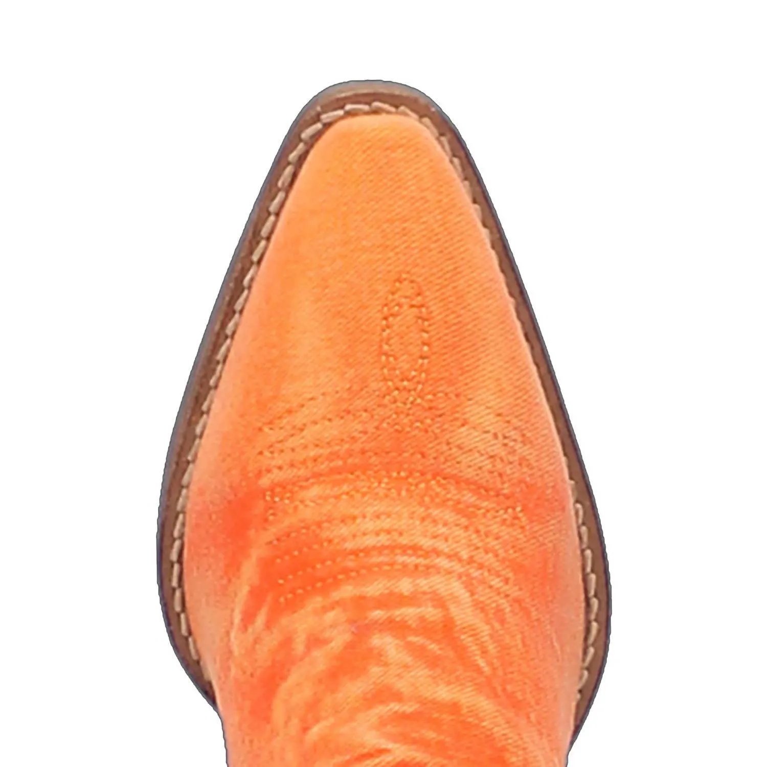 Women's Y'all Need Dolly 9" Denim Fashion Boot In Washed Orange