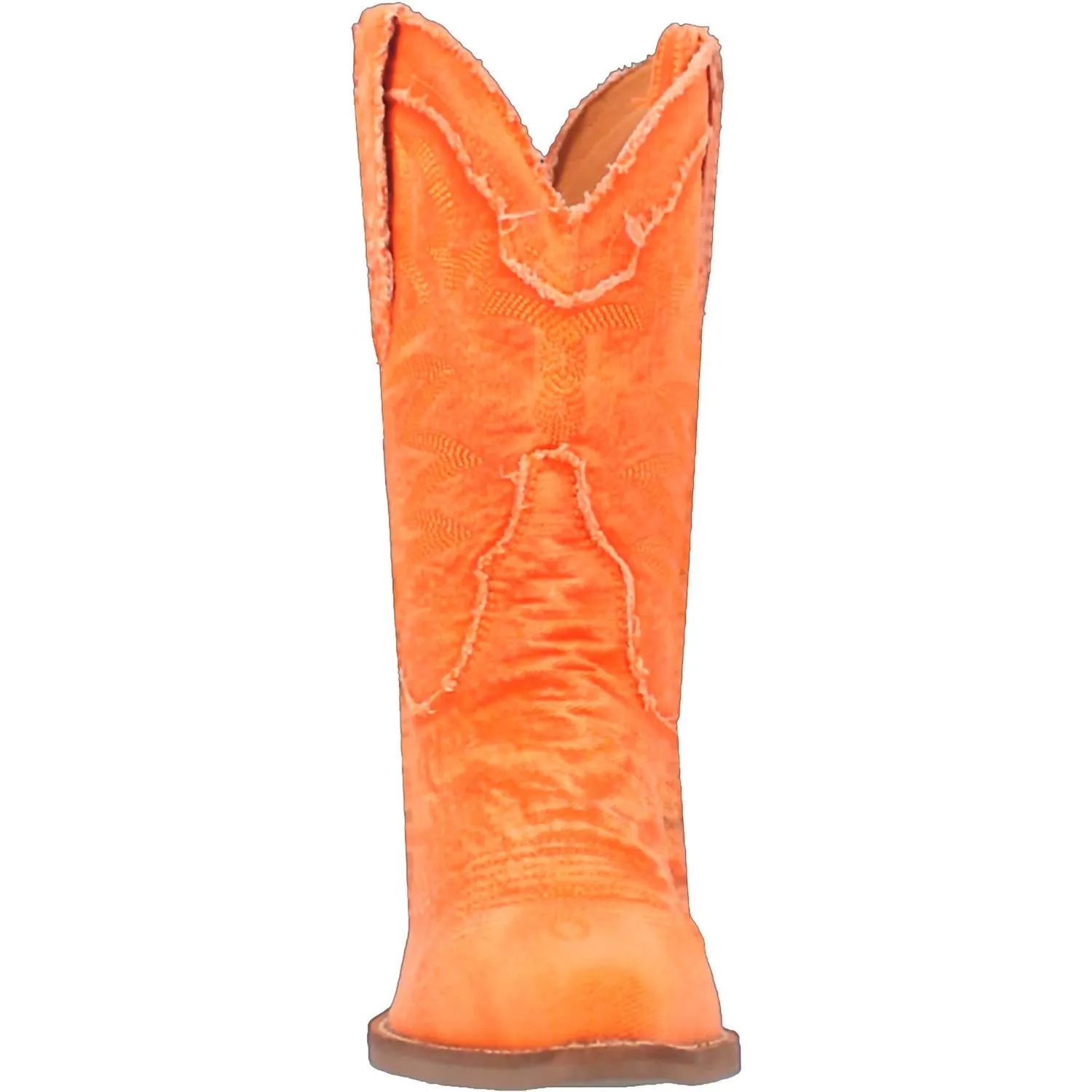 Women's Y'all Need Dolly 9" Denim Fashion Boot In Washed Orange