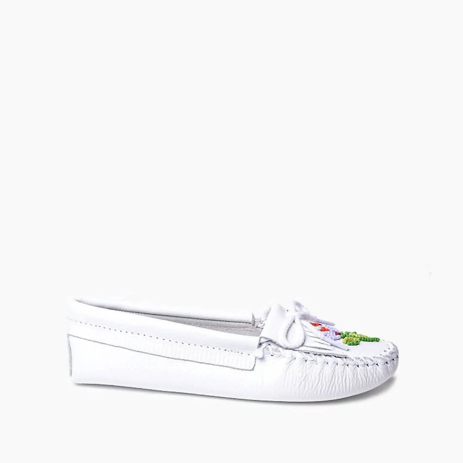 Women's Ziigwan Waabigwan Moccasin In White