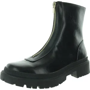 Womens Zipper Ankle Boots
