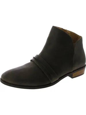 Womens Zipper Comfort Ankle Boots
