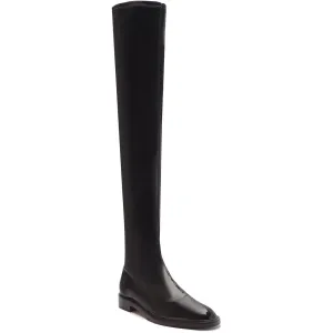 Womens Zipper Leather Over-The-Knee Boots