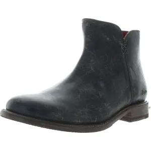 Womens Zipper Leather Shooties