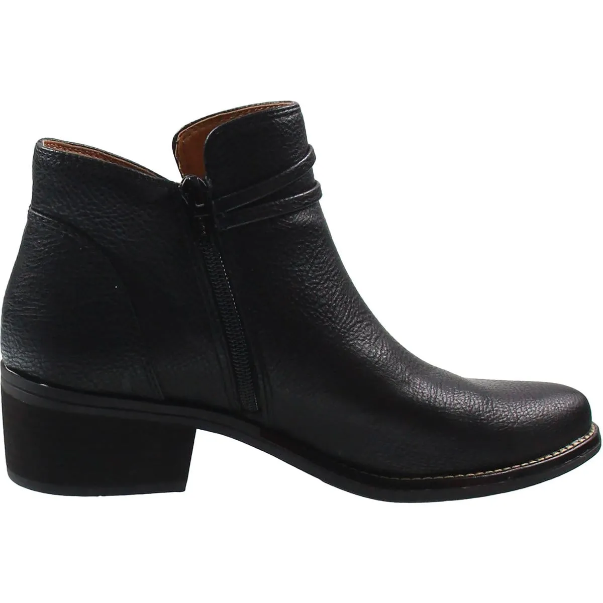 Womens Zipper Man Made Ankle Boots