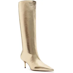 Womens Zipper Man Made Knee-High Boots