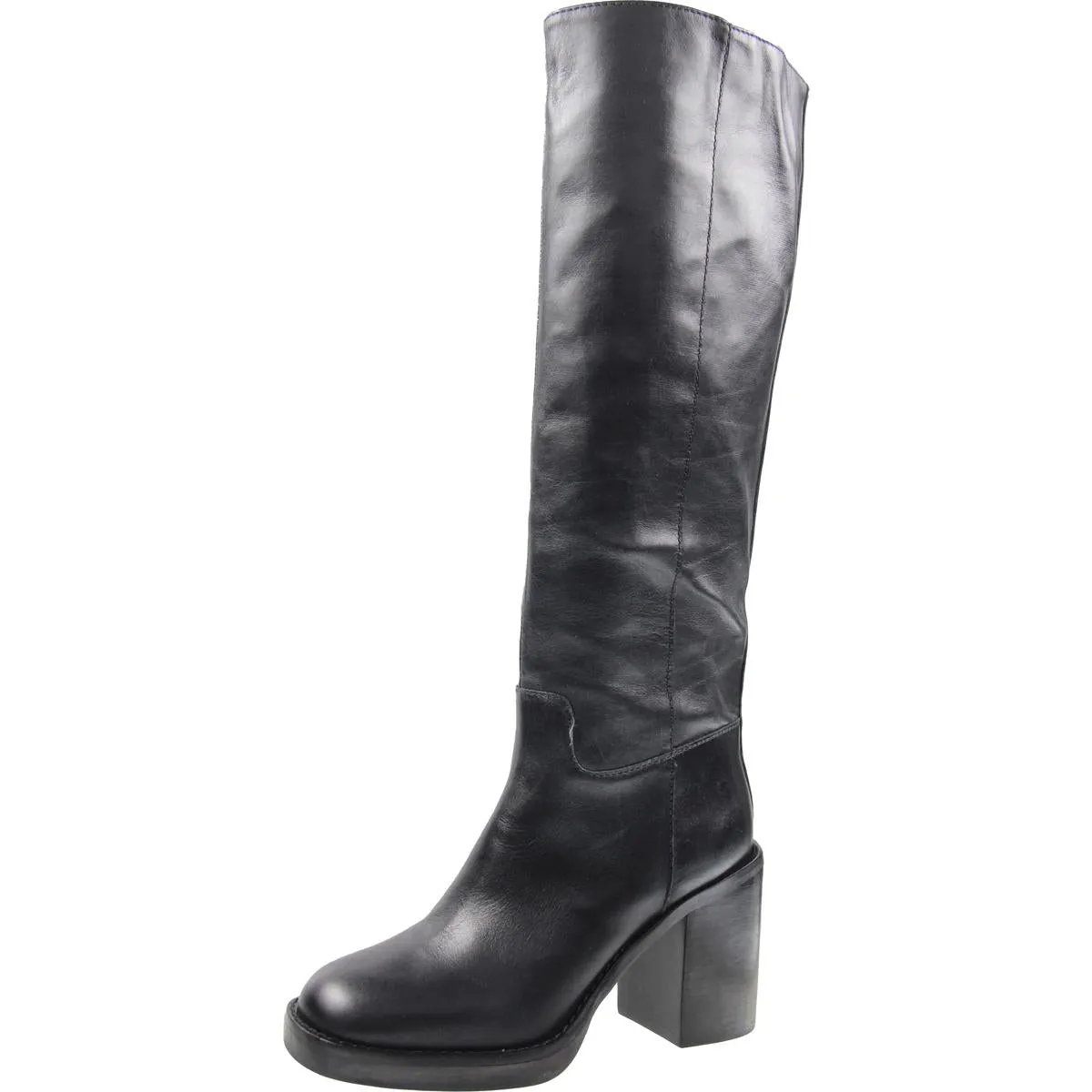 Womens Zipper Man Made Knee-High Boots