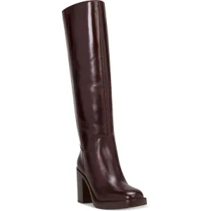 Womens Zipper Man Made Knee-High Boots
