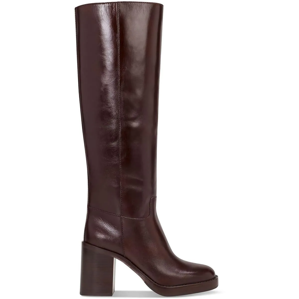 Womens Zipper Man Made Knee-High Boots