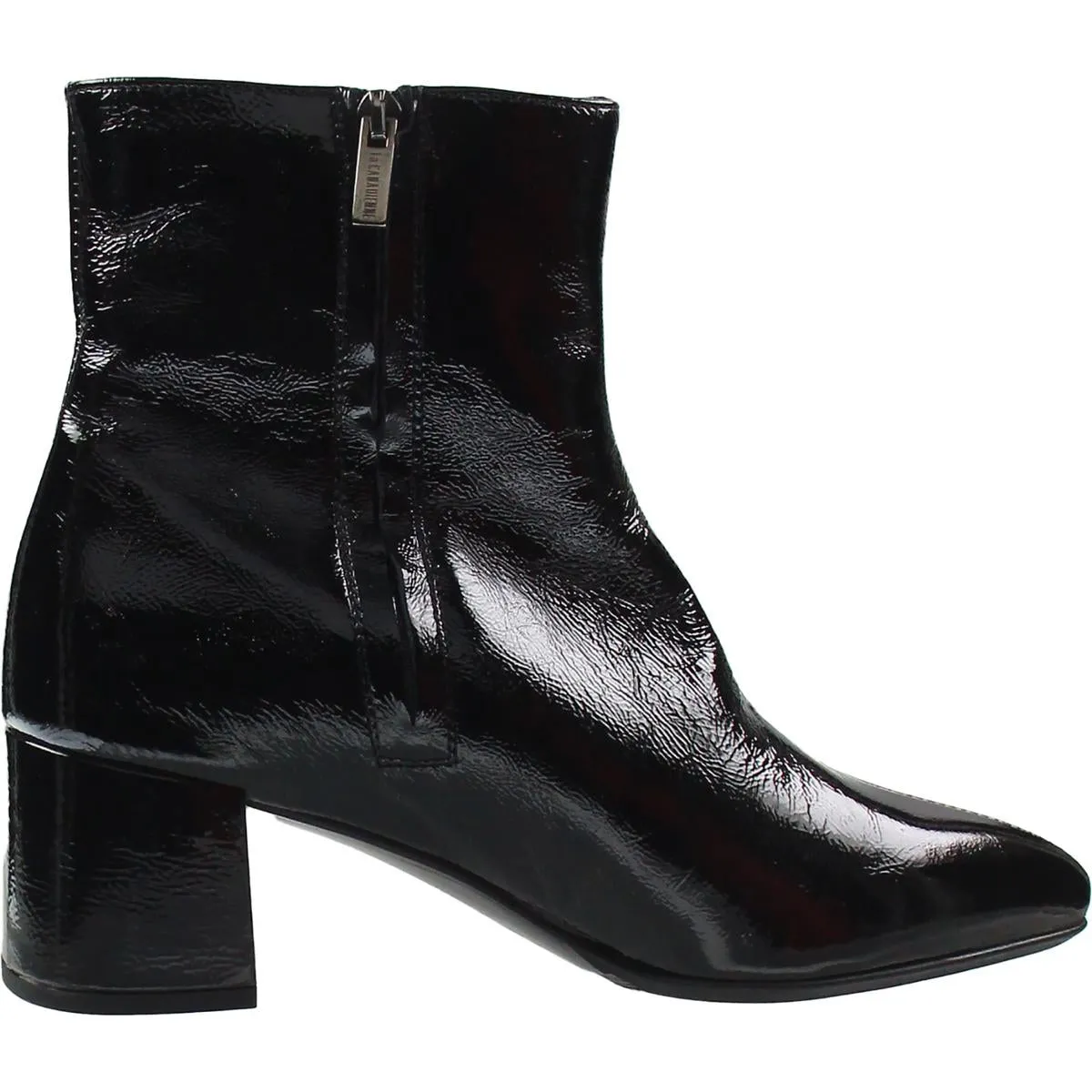 Womens Zipper Manmade Ankle Boots