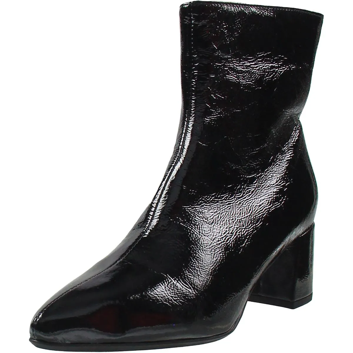 Womens Zipper Manmade Ankle Boots