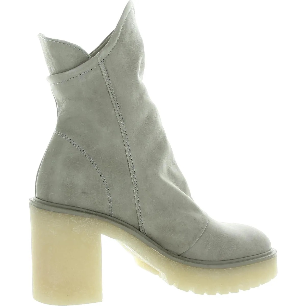 Womens Zipper Mid-Calf Boots