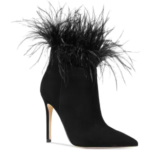 Womens Zipper Suede Shooties