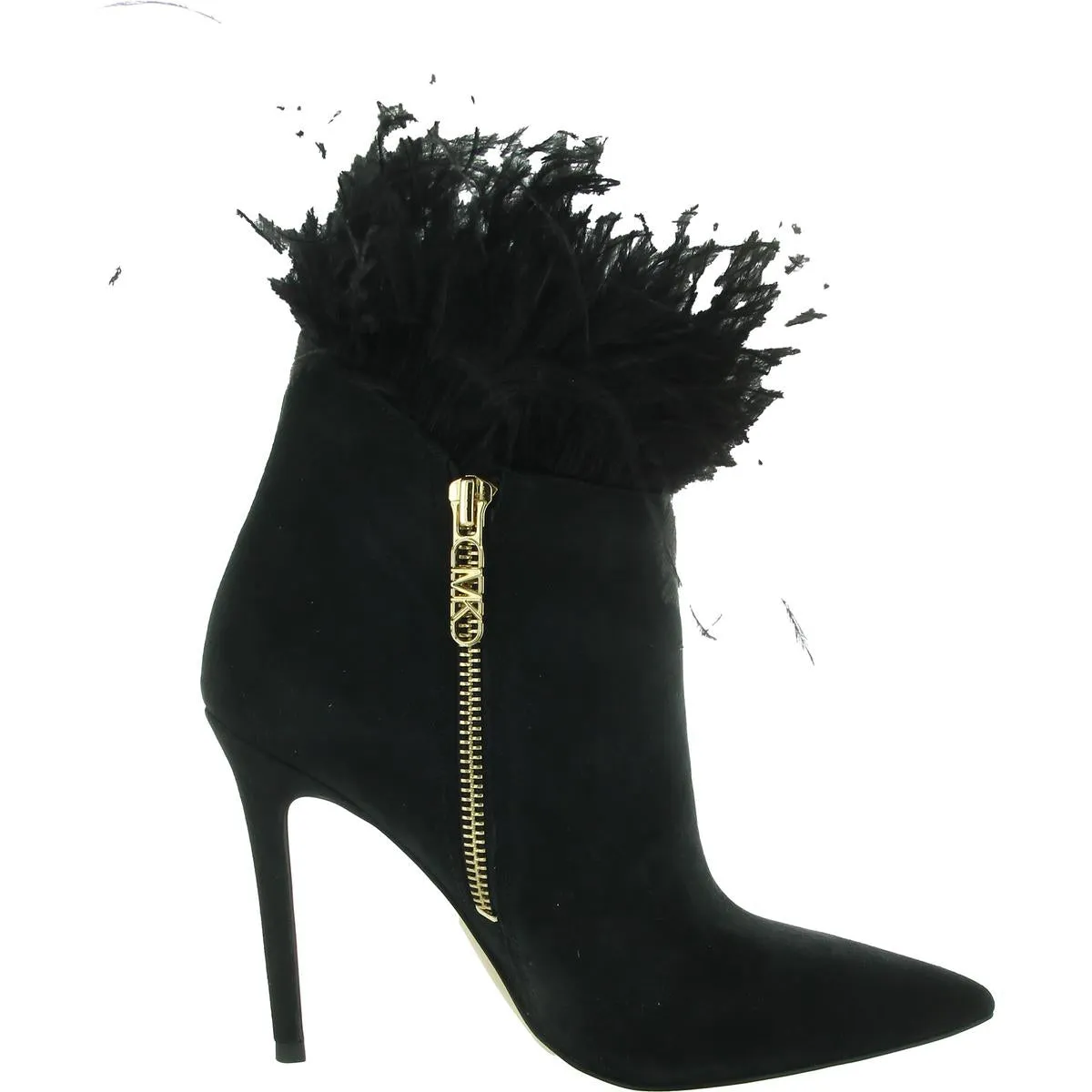 Womens Zipper Suede Shooties