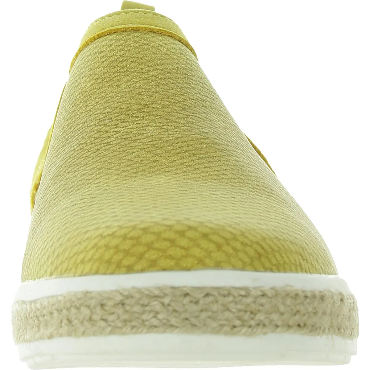 Wrenley Womens Padded Insole Faux Leather Slip-On Sneakers