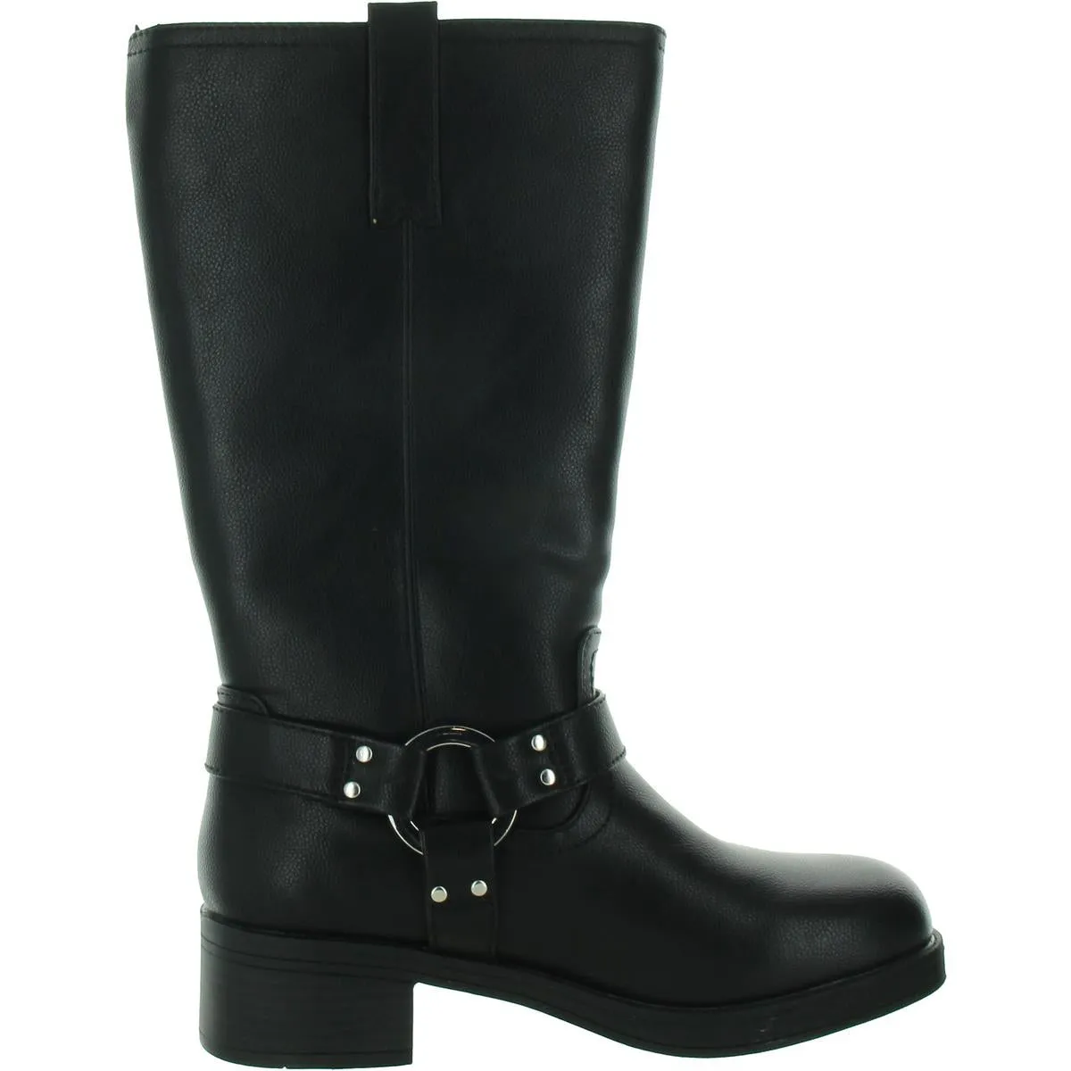 WS11139W Womens Buckle Manmade Mid-Calf Boots