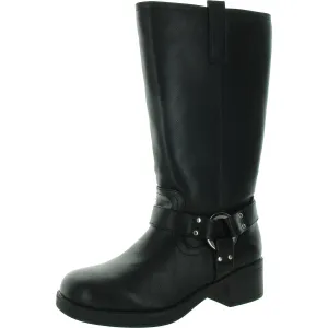 WS11139W Womens Buckle Manmade Mid-Calf Boots
