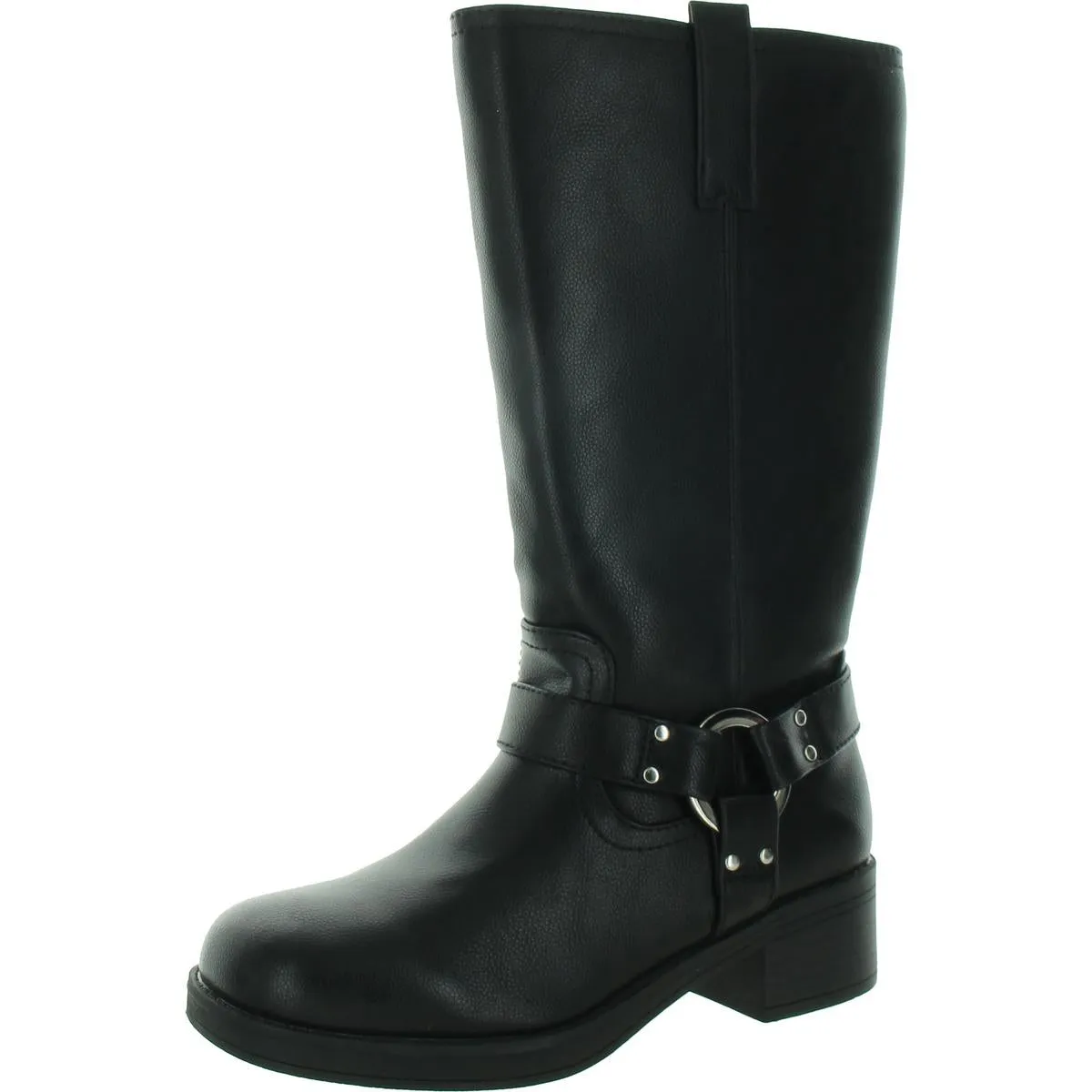WS11139W Womens Buckle Manmade Mid-Calf Boots