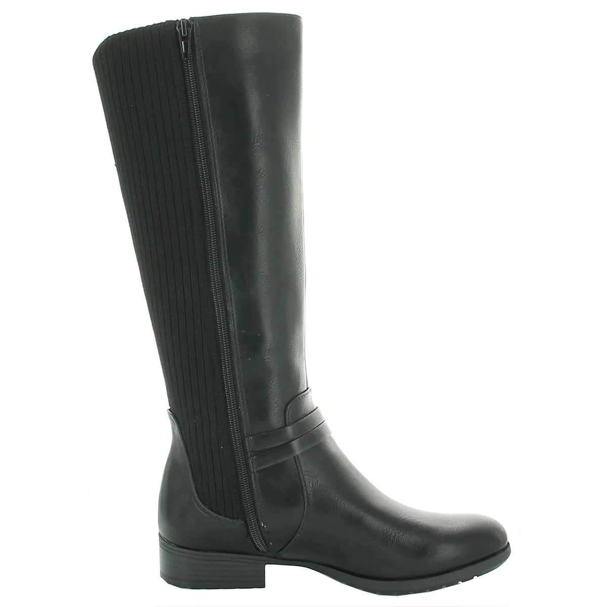 X-Anita Womens Faux Leather Knee-High Riding Boots