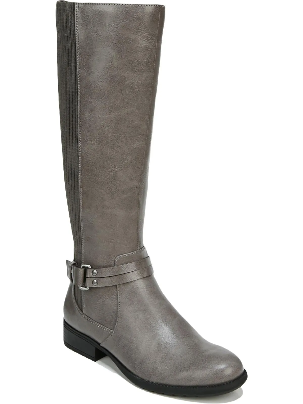 X-Anita Womens Faux Leather Knee-High Riding Boots