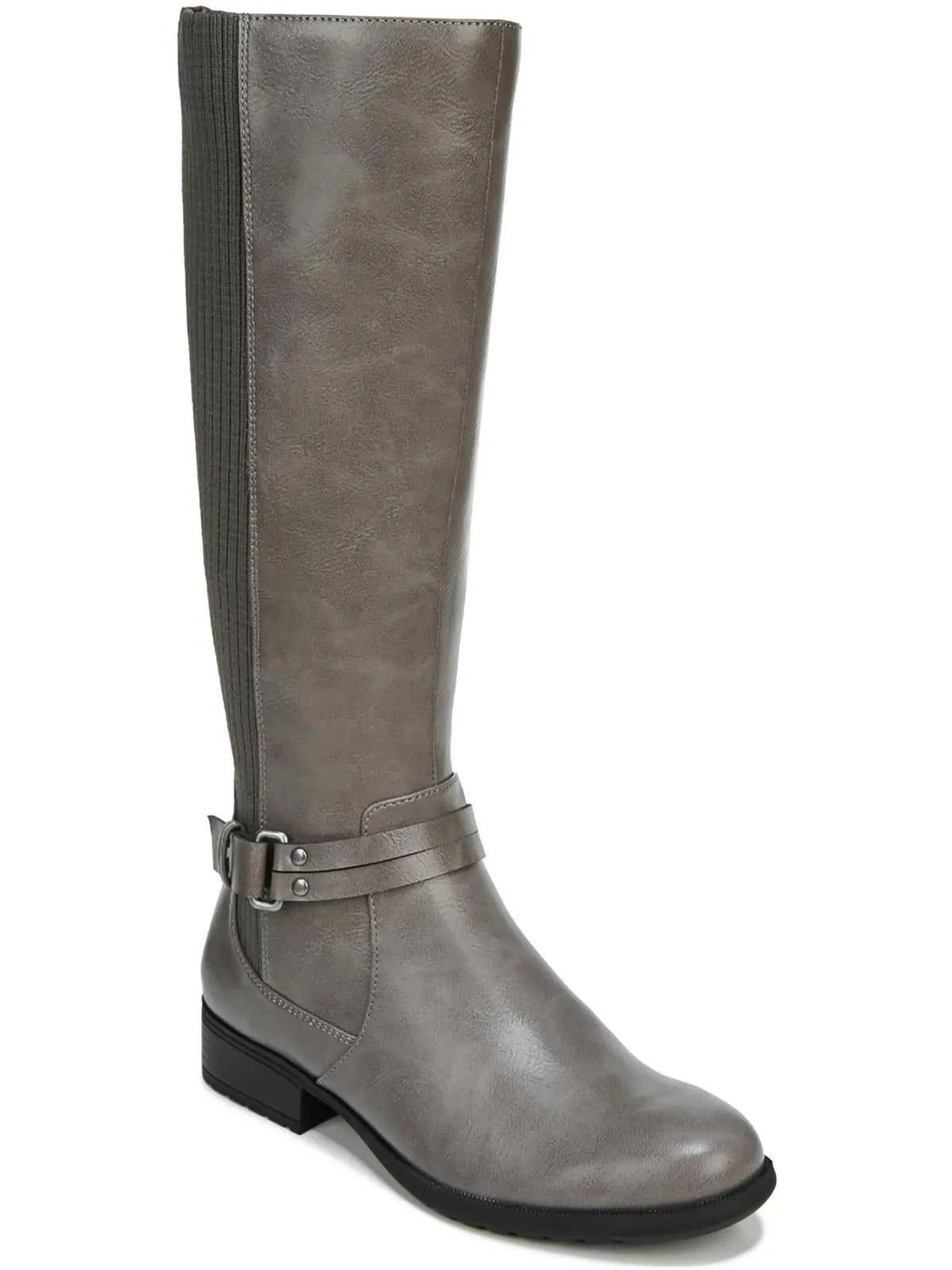 X-Anita Womens Faux Leather Knee-High Riding Boots