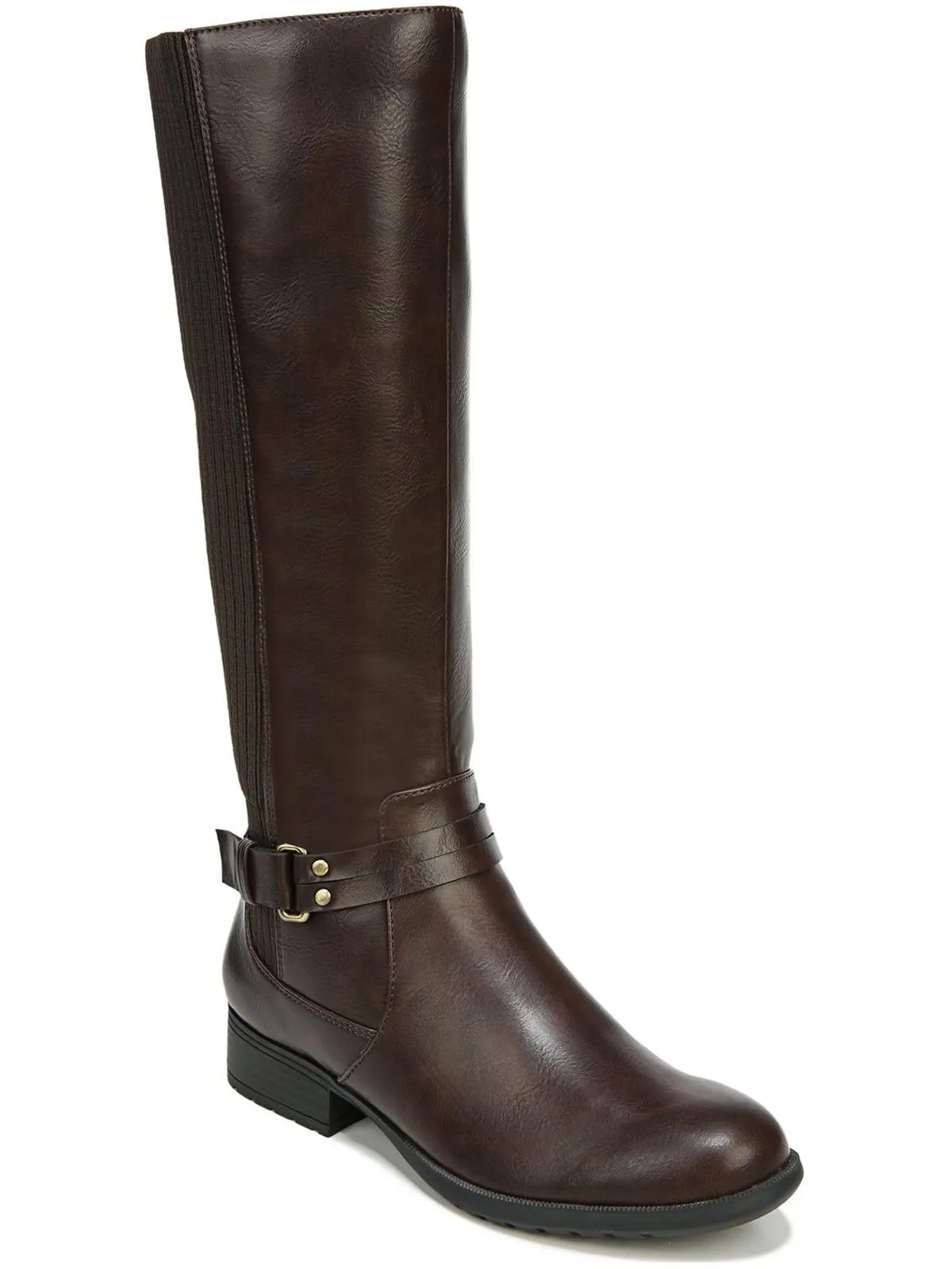 X-Anita Womens Faux Leather Knee-High Riding Boots