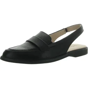 Yeah Womens Faux Leather Penny Loafers