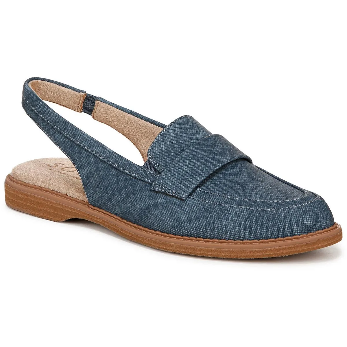 Yeah Womens Faux Leather Penny Loafers