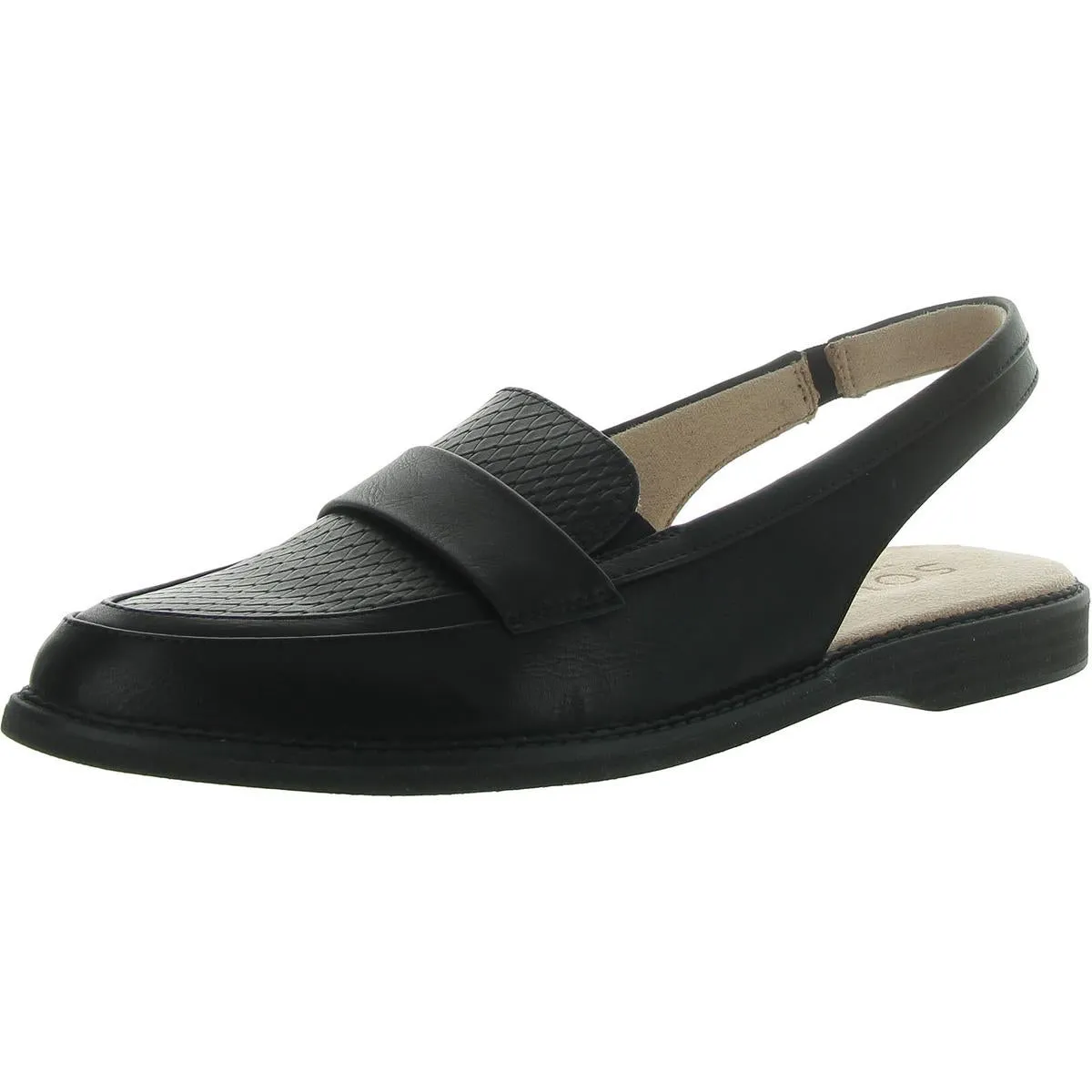 Yeah Womens Faux Leather Penny Loafers