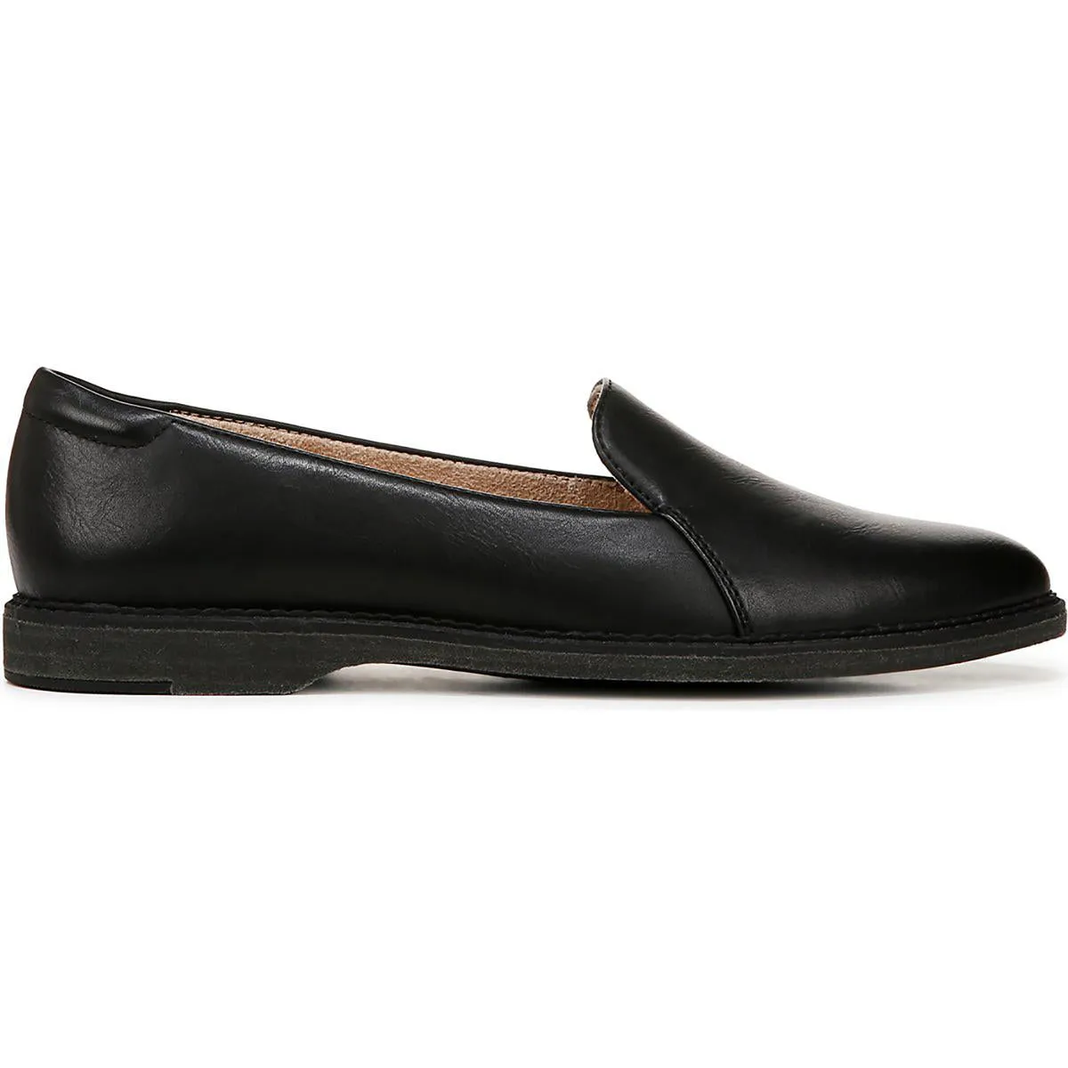 Yippee Womens Faux Leather Flat Loafers