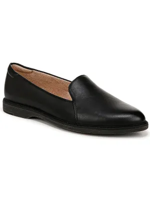 Yippee Womens Faux Leather Flat Loafers