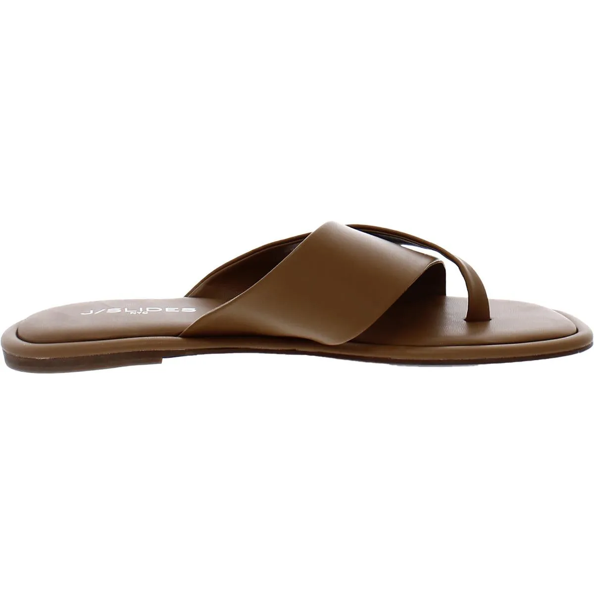 Yuri Womens Leather Slip On Thong Sandals