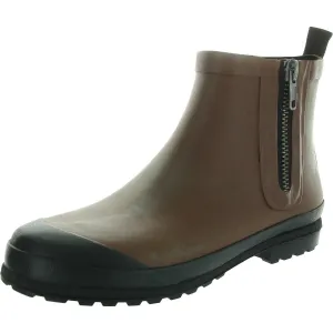 Zip Up Rain Boot Womens Zipper Rubber Rain Boots