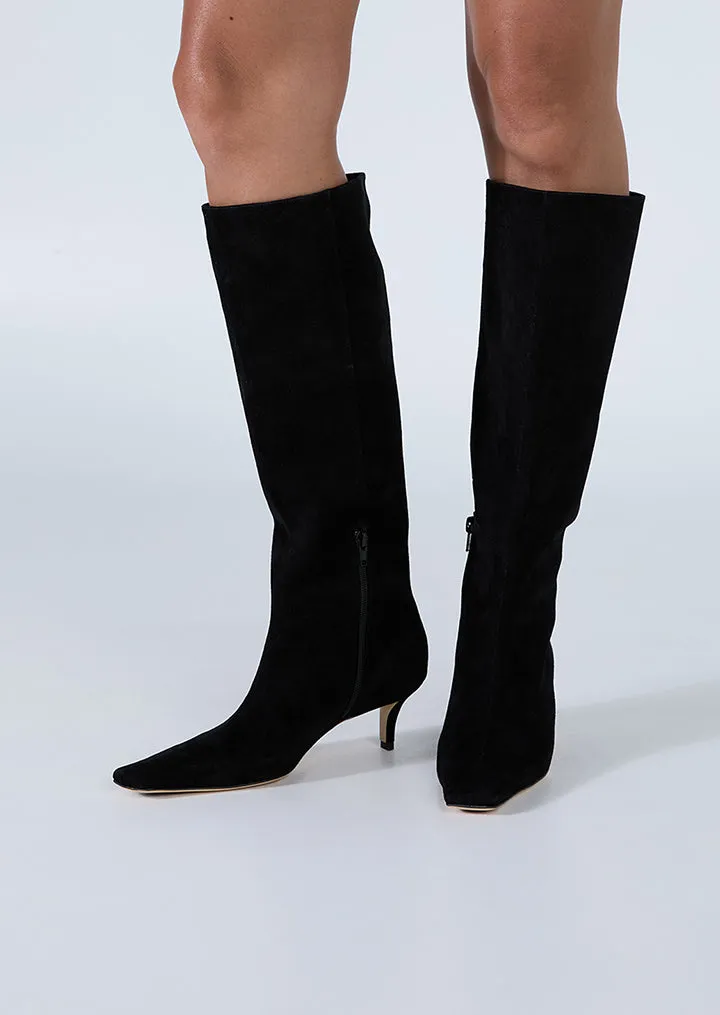 Zuri Black Suede
